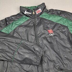 Dale Earnhardt Jr Jacket Men 2XL Black Green AMP‎ Energy National Guard NASCAR